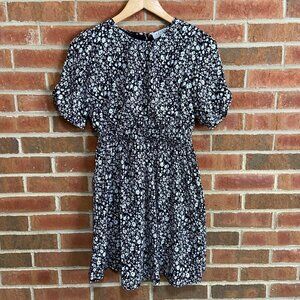 Hayden Los Angeles Small Print Floral Dress Short Sleeve Skater Dress